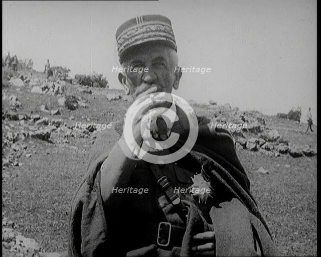 General Hubert Lyautey the French Commander in the Rif War, 1920s. Creator: British Pathe Ltd.