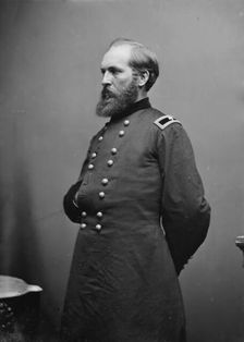 General James Garfield, US Army, between 1855 and 1865. Creator: Unknown