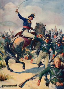 General Janssens at the Battle of Blaauwberg 1909. Artist: Joseph Ratcliffe Skelton