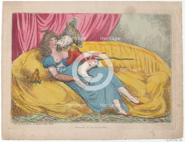 General Jacko & his Rib, ca. 1820. Creator: John Cawse.