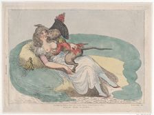 General Jacko & his Rib, January 20, 1800. Creator: John Cawse