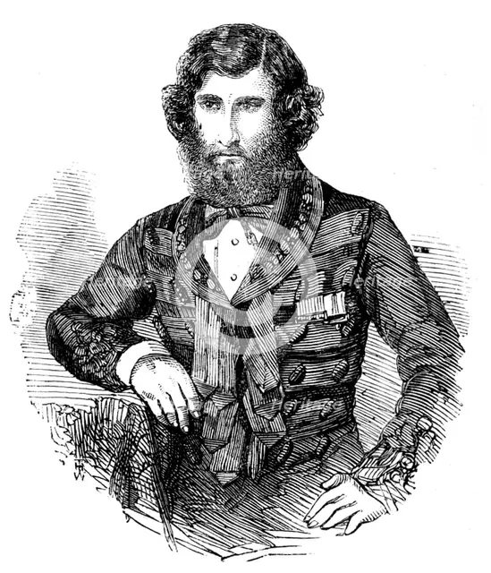 General Jacobs, of the Scinde Horse, 1858. Creator: Unknown.