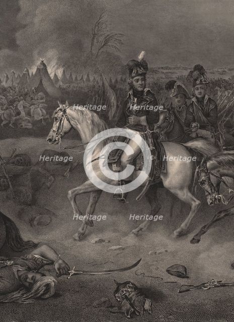 General Jean-Baptiste Kléber (1753-1800) in the Battle of Heliopolis , .