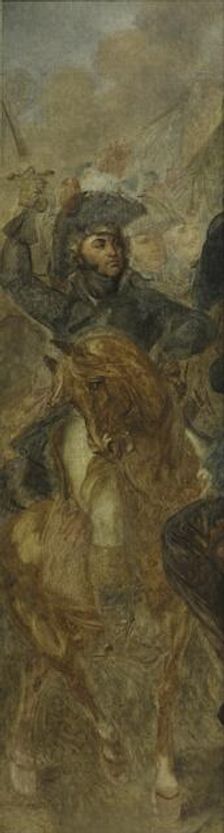 General Jean-Baptiste Kléber (Sketch for "The Battle of the Pyramids"), c. 1835. Creator: Antoine-Jean Gros (French, 1771-1835)