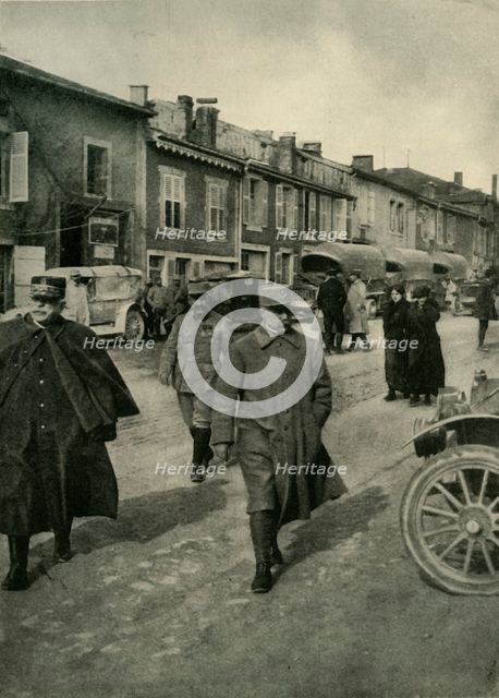 General Joffre and General Pétain, Verdun, northern France, First World War, 1916, (c1920). Creator: Unknown.
