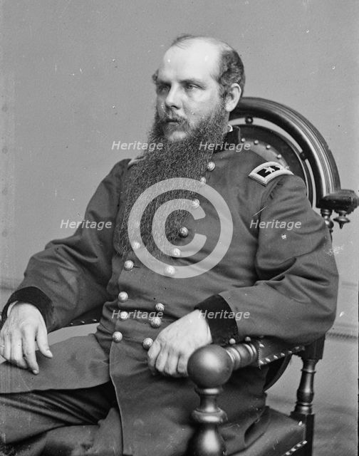 General John McAllister Schofield, between 1855 and 1865. Creator: Unknown.