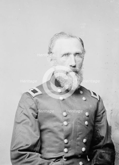 General John Gross Barnard, between 1855 and 1865. Creator: Unknown.