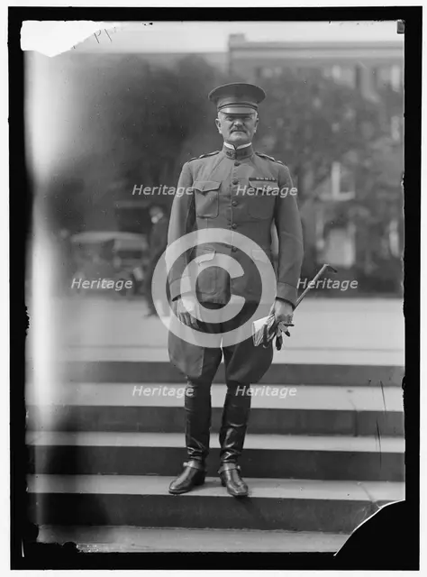 General John J. Pershing, between 1916 and 1918. Creator: Harris & Ewing.