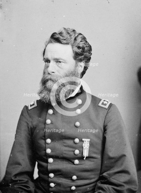General Joseph A. Mower, US Army, between 1855 and 1865. Creator: Unknown.
