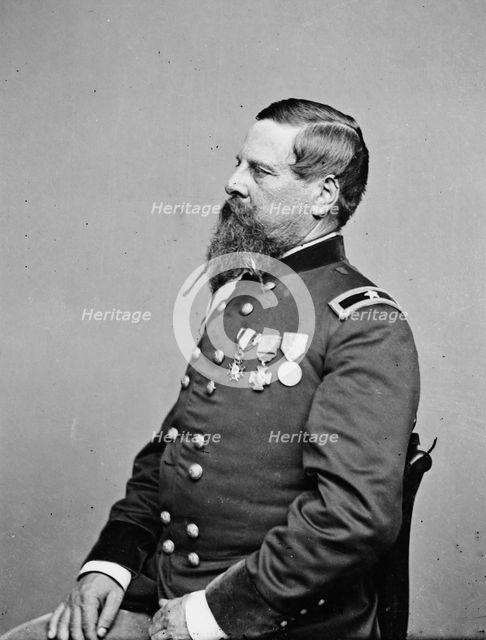 General Joseph Warren Revere, US Army, between 1855 and 1865. Creator: Unknown.