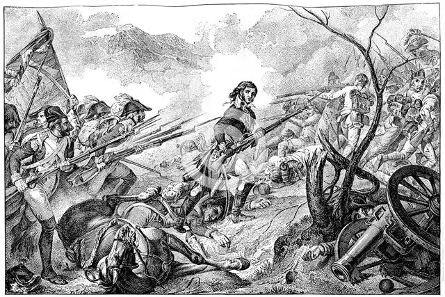 General Joubert at the Battle of Rivoli, 14th January 1797 (1882-1884). Artist: Unknown