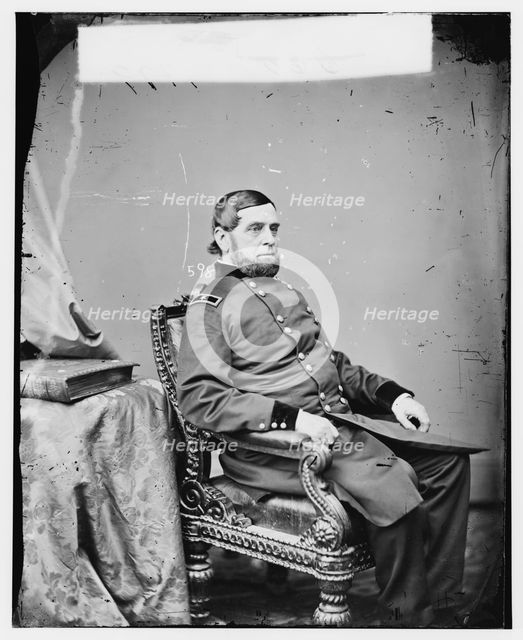 General Julian ?, US Army, between 1860 and 1875. Creator: Unknown.