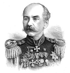 General Kaufmann, commander of the Russian expedition to Khiva, 1873. Creator: Unknown