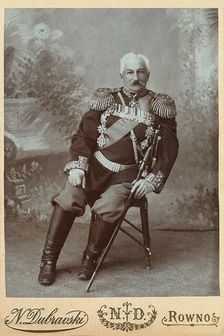 General Konstantin Pavlovich Prezhbyano (1840-1905), 1888. Creator: Photo studio N. Dubravski, Rowno