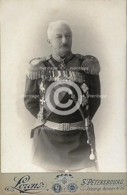 General Konstantin Pavlovich Prezhbyano (1840-1905), 1898. Creator: Photo studio Alfred Lorens, Petersburg  .