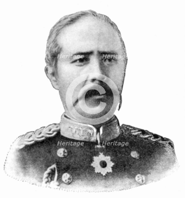 General Kuroki, Russian Commander-in-Chief, Russo-Japanese War, 1904-5. Artist: Unknown