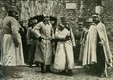 General Kusmanek and Prince Francis Joseph at Przemysl Fortress, First World War, 1915, (c1920). Creator: Unknown