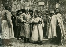 General Kusmanek and Prince Francis Joseph at Przemysl Fortress, First World War, 1915, (c1920). Creator: Unknown