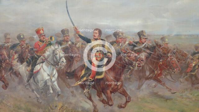General Lasalle (1775-1809) in the Battle of Wagram, 1906.