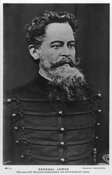 General Leman, the gallant Belgian commander and defender of Liege c1914-c1918. Artist: Topical Press Agency