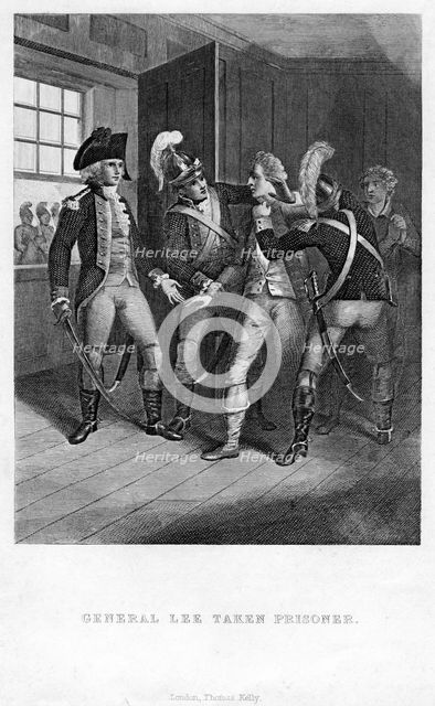 'General Lee Taken Prisoner', 1777 (1814). Artist: Unknown