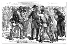 General Lee taking farewell of his soldiers, 1865 (late 19th century)
