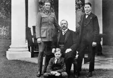 General Louis Botha and his sons, c1918, (c1920)