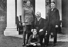 General Louis Botha and his sons, c1918, (c1920)