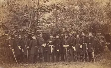General McClellan and Staff, ca. 1863. Creator: Attributed to Alexander Gardner