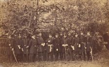 General McClellan and Staff, ca. 1863. Creator: Attributed to Alexander Gardner