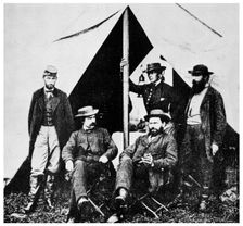General McClellan's headquarters, Antietam, Maryland, American Civil War, 1861-1862 (1955)