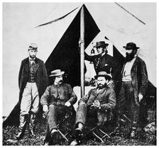 General McClellan's headquarters, Antietam, Maryland, American Civil War, 1861-1862 (1955)