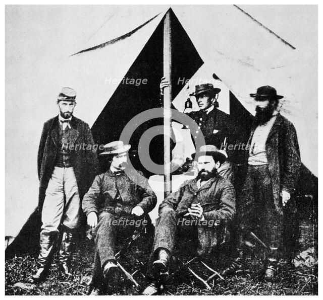 General McClellan's headquarters, Antietam, Maryland, American Civil War, 1861-1862 (1955). Artist: Unknown