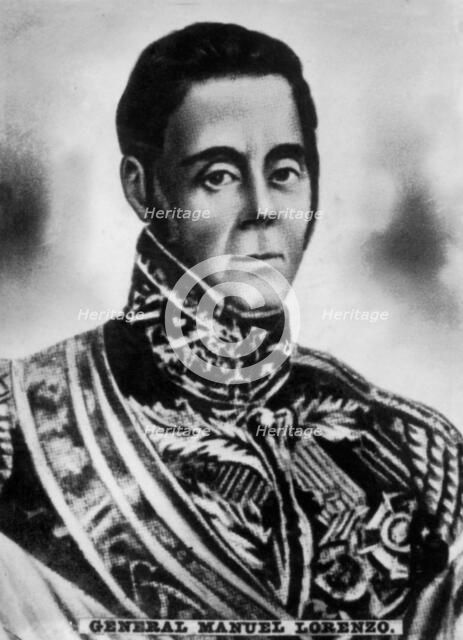General Manuel Lorenzo. Artist: Unknown