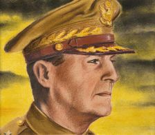General MacArthur, c1943. Creators: William Timym, Central Office of Information