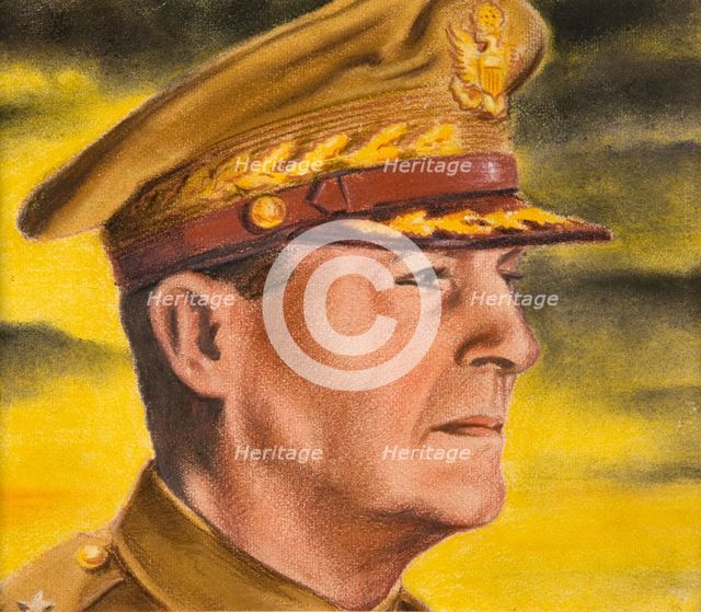 General MacArthur,  c1943. Creators: William Timym, Central Office of Information.