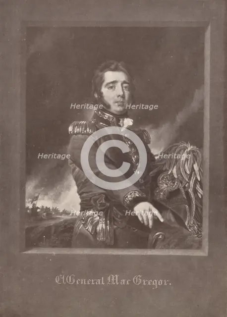 'General MacGregor', c1825 (1909). Artist: Samuel William Reynolds.