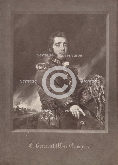 'General MacGregor', c1825 (1909). Artist: Samuel William Reynolds.