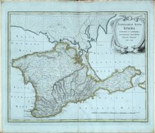 General map of Crimea, 1791. Creator: Chernoi (Cherny), Fyodor Osipovich (1745-1790)