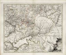 General Map of Azov Governorate, 1782. Creator: Islenyev, Ivan Ivanovich