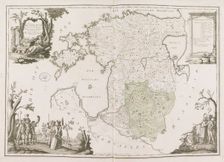 General map of Estonia and Latvia. (Atlas de la Livonie), 1798. Creator: Mellin, Ludwig August von (1754-1835)