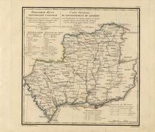 General Map of Kherson Province: Showing Postal and Major Roads, Stations and..., 1821. Creators: Vasilii Petrovich Piadyshev, Faleleef