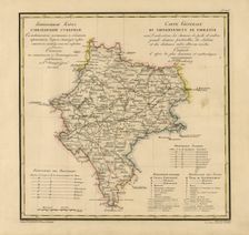 General Map of Moscow Province: Showing Postal and Major Roads, Stations and the.., 1821. Creators: Vasilii Petrovich Piadyshev, Faleleef