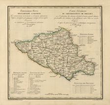 General Map of Poltava Province: Showing Postal and Major Roads, Stations and..., 1821. Creators: Vasilii Petrovich Piadyshev, Faleleef