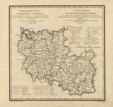General Map of Pskov Province: Showing Postal and Major Roads, Stations and the Distance ..., 1820. Creator: Vasilii Petrovich Piadyshev