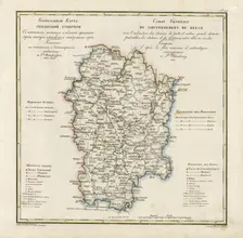 General Map of Ryazan Province: Showing Postal and Major Roads, Stations and..., 1822. Creators: Vasilii Petrovich Piadyshev, Faleleef