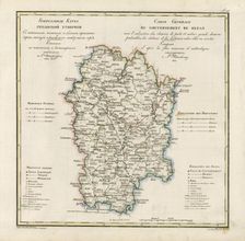 General Map of Ryazan Province: Showing Postal and Major Roads, Stations and..., 1822. Creators: Vasilii Petrovich Piadyshev, Faleleef