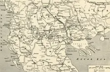 General Map of the Balkan Operations in the Autumn of 1916 1917. Creator: Unknown