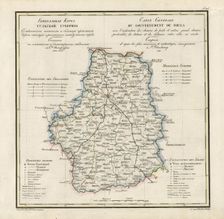 General Map of Tula Province: Showing Postal and Major Roads, Stations and..., 1822. Creators: Vasilii Petrovich Piadyshev, Faleleef