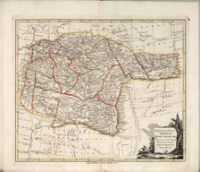 General Map of Ufa Governorate, 1791. Creator: Chernoi (Cherny), Fyodor Osipovich (1745-1790)